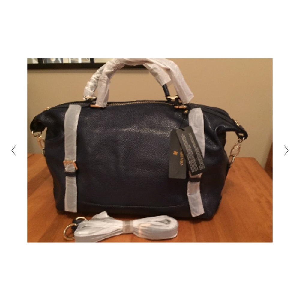 Ora Delphine Golden Tan/ Golden Satchel NWOT